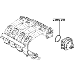 Alternative view of THROTTLE BODY O-RING