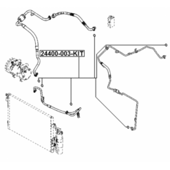 Alternative view of SEAL O-RING A/C LINE