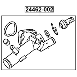 Alternative view of THERMOSTAT 83°C
