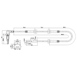 Alternative view of ABS SENSOR FRONT