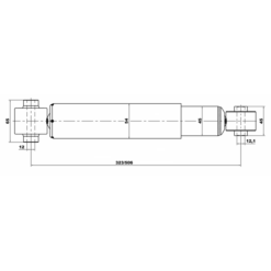 Alternative view of REAR SHOCK ABSORBER