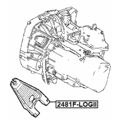 Alternative view of CLUTCH RELEASE FORK