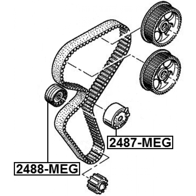 PULLEY IDLER TIMING BELT - Image 2