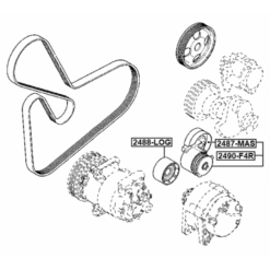 Alternative view of BELT TENSIONER