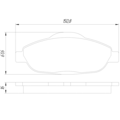 Alternative view of PAD KIT, DISC BRAKE, FRONT
