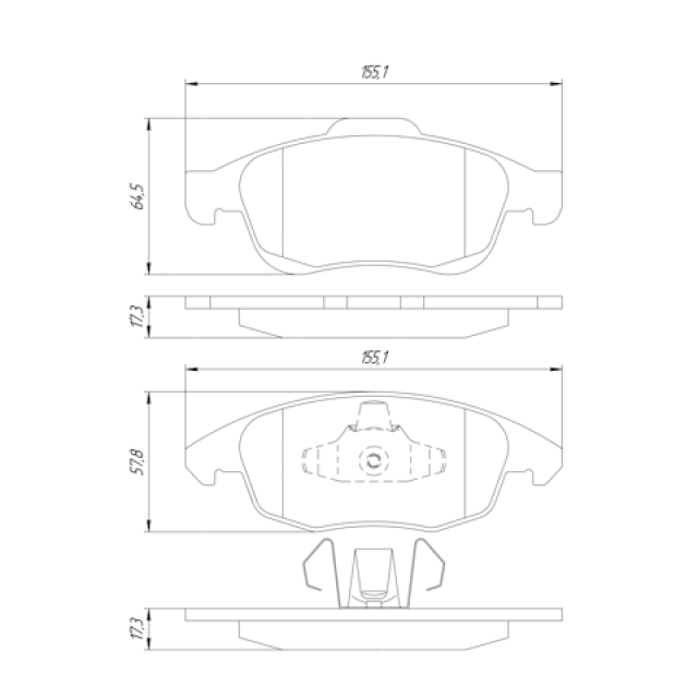 PAD KIT, DISC BRAKE, FRONT - Image 2