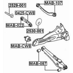 Alternative view of CAMBER ADJUSTING ECCENTRIC BOLT