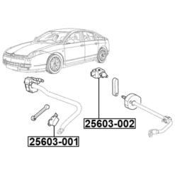 Alternative view of FRONT LEVEL SENSOR