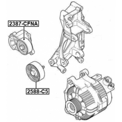 Alternative view of PULLEY IDLER