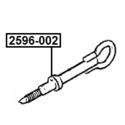 Alternative view of TOW HOOK