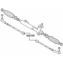 Alternative view of STEERING TIE ROD