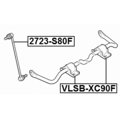 Alternative view of FRONT STABILIZER LINK / SWAY BAR LINK