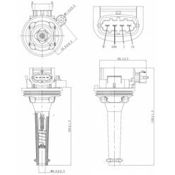 Alternative view of IGNITION COIL