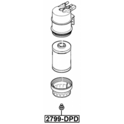 Alternative view of FUEL FILTER DRAIN PLUG