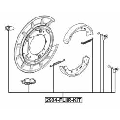 Alternative view of BRAKE SHOE FITTING KIT