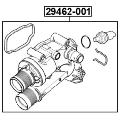 Alternative view of THERMOSTAT 83°C