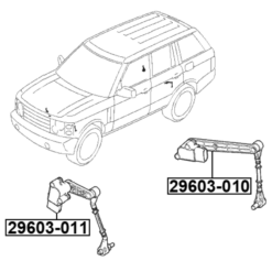 Alternative view of REAR LEVEL SENSOR (WITH LINK)