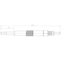 Alternative view of GLOW PLUG