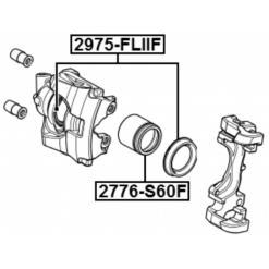 Alternative view of FRONT BRAKE CALIPER REPAIR KIT (SET FOR ONE SIDE)