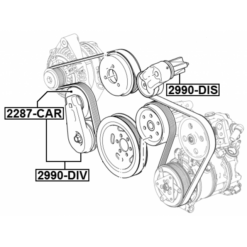 Alternative view of BELT TENSIONER