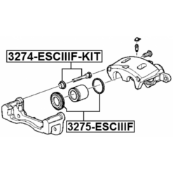 Alternative view of FRONT BRAKE CALIPER REPAIR KIT (SET FOR TWO SIDES)