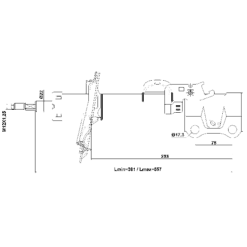 Alternative view of SHOCK ABSORBER FRONT LEFT GAS.TWIN TUBE