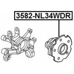 Alternative view of REAR WHEEL HUB