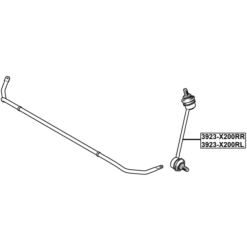 Alternative view of REAR LEFT STABILIZER LINK / SWAY BAR LINK