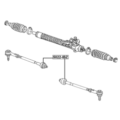 Alternative view of STEERING TIE ROD