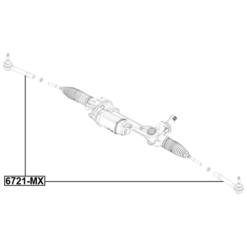 Alternative view of STEERING TIE ROD END