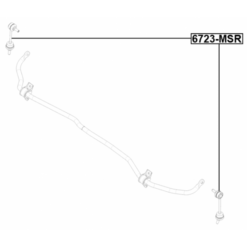 Alternative view of REAR STABILIZER LINK / SWAY BAR LINK