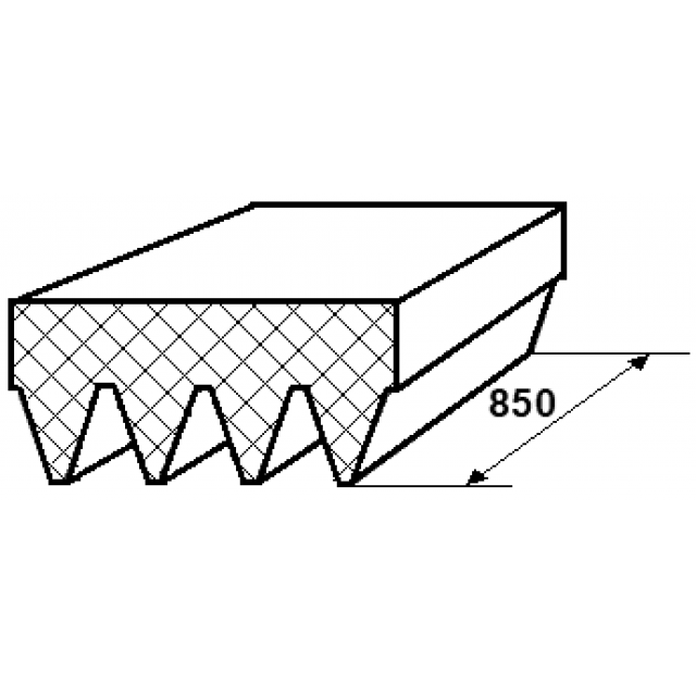 POLY-V BELT 4 RIBS (EPDM+FIBER) - Image 2