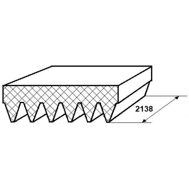 POLY-V BELT 6 RIBS (EPDM+FIBER) - Image 2