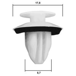 Alternative view of RETAINER CLIP