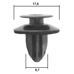 Alternative view of RETAINER CLIP