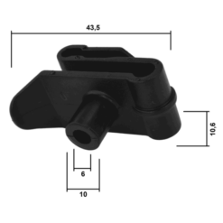 Alternative view of RETAINER CLIP