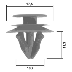 Alternative view of RETAINER CLIP