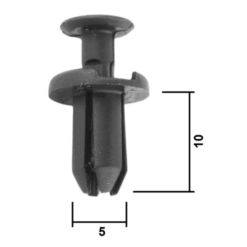 Alternative view of RETAINER CLIP