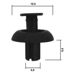 Alternative view of RETAINER CLIP