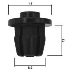 Alternative view of RETAINER CLIP