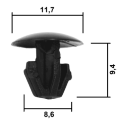 Alternative view of RETAINER CLIP