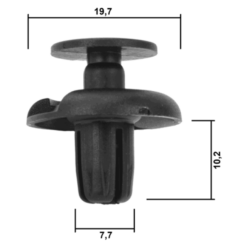 Alternative view of RETAINER CLIP