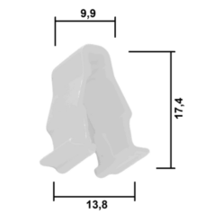 Alternative view of RETAINER CLIP