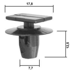 Alternative view of RETAINER CLIP