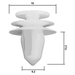 Alternative view of RETAINER CLIP