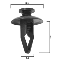 Alternative view of RETAINER CLIP