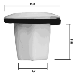 Alternative view of RETAINER CLIP