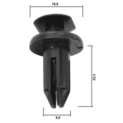 Alternative view of RETAINER CLIP