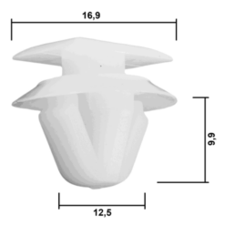 Alternative view of RETAINER CLIP