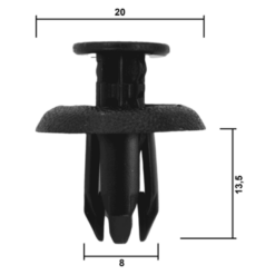 Alternative view of RETAINER CLIP